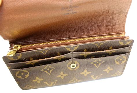 brown checkered lv wallet|louis vuitton sarah wallet monogram.